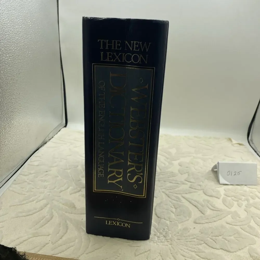 The New Lexicon Webster's Dictionary of the English Language : One Volume...